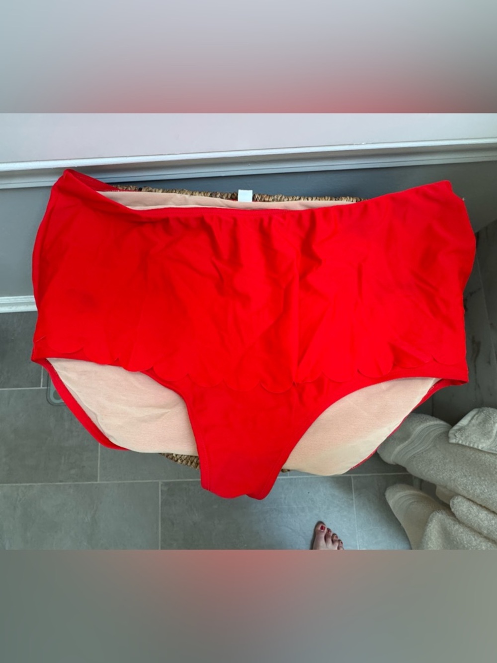 Scalloped Bikini Bottom